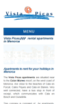Mobile Screenshot of apartamentosvistapicas.com